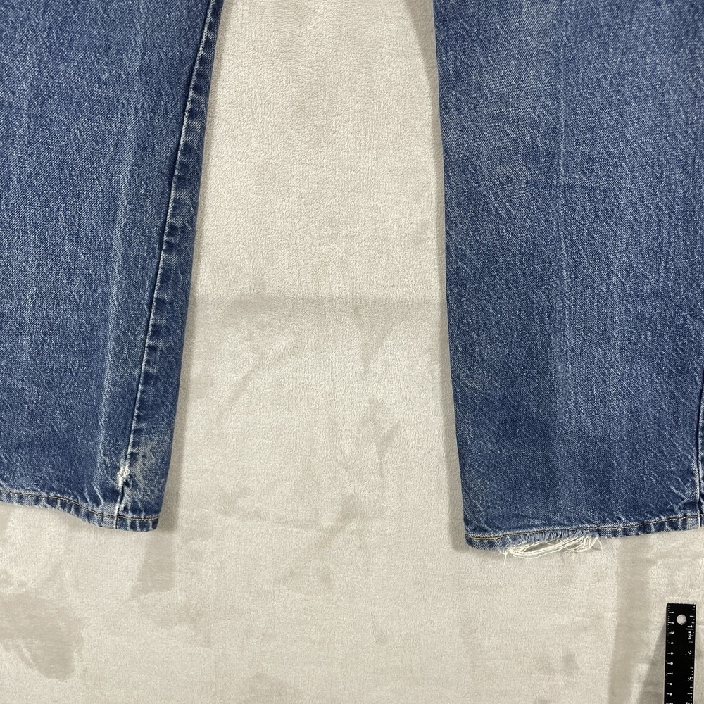 Vtg Levis 517 Jeans Mens 34x30 Whisker Fade Bootcut Distressed Honeycomb Y2K - Picture 13 of 16